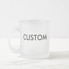 Kundenspezifische personalisierte mattglastasse