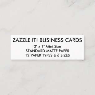 Kundenspezifische personalisierte mini visitenkarte