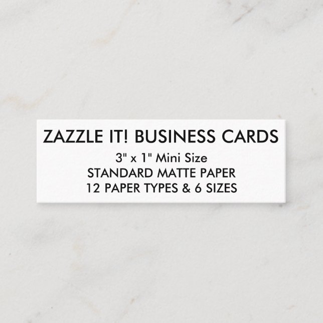 Kundenspezifische personalisierte mini visitenkarte (Vorderseite)