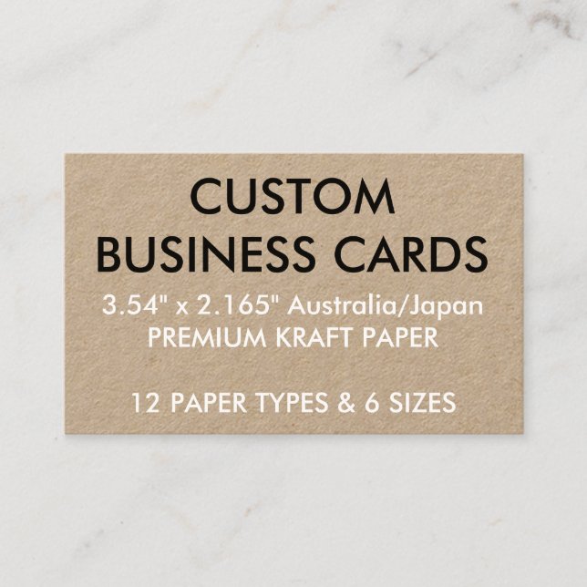 Kundenspezifische personalisierte visitenkarte (Vorderseite)