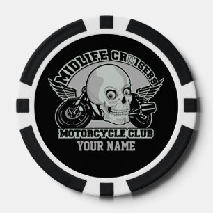 Kundenspezifische Pokerchips Lebensmitte-Kreuzer