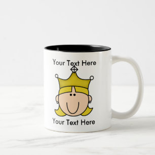 Kundenspezifische Prinzessin Blonde Mug Zweifarbige Tasse