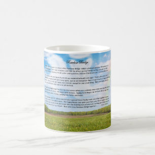 Kundenspezifische Regenbogen-Brücken-Tasse, Kaffeetasse