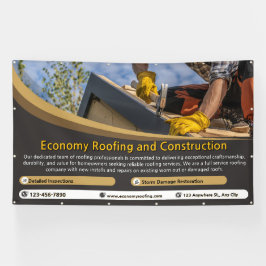 Kundenspezifische Roofing-Service-Geschäfte im Det Banner