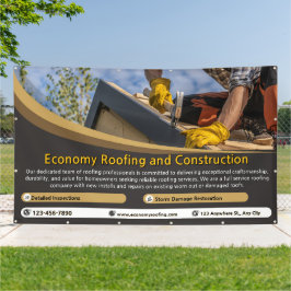 Kundenspezifische Roofing-Service-Geschäfte im Det Banner