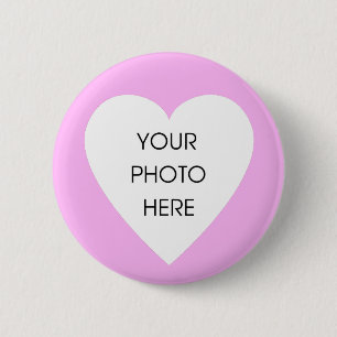 Kundenspezifische rosa Herz-Grenze… - besonders Button
