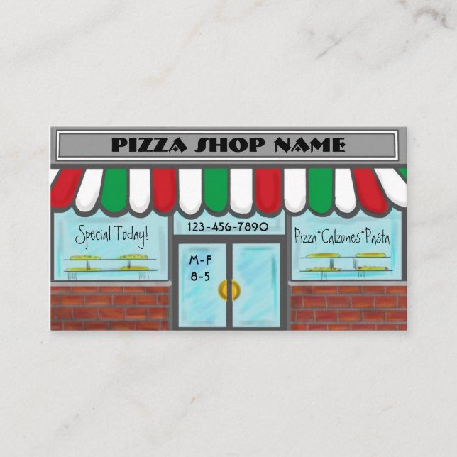 Kundenspezifische rote weiße grüne visitenkarte (Vorderseite)