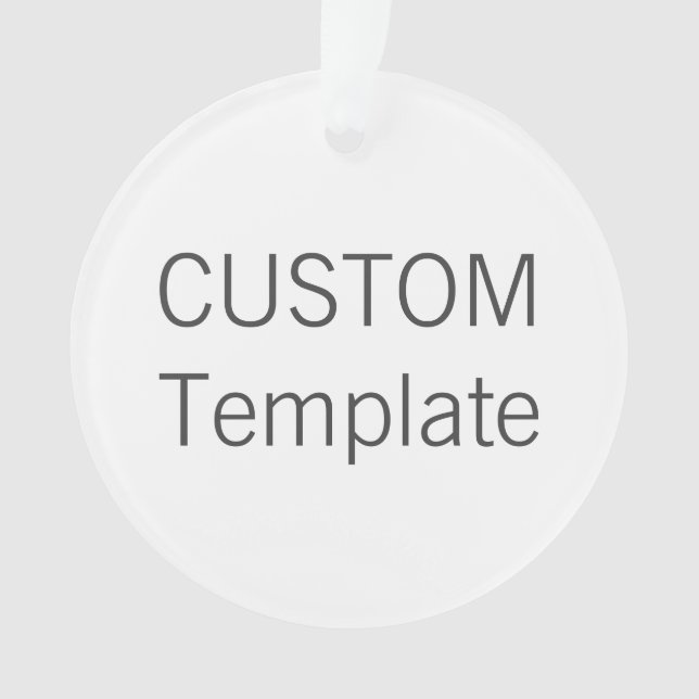 Kundenspezifische RUNDE Ornament (Vorderseite)