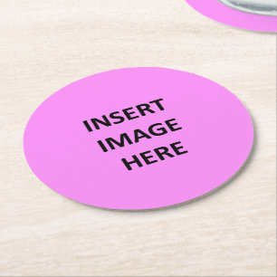 Kundenspezifische runde runder pappuntersetzer