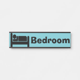 Kundenspezifische Schlafzimmer-Tür-Namen-Plakette Türschild