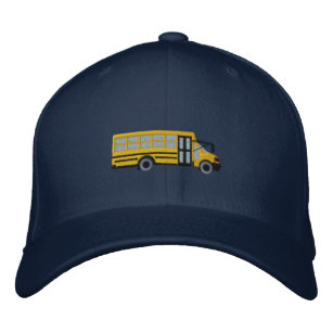 Kundenspezifische Schulminibus-Stickerei Bestickte Kappe