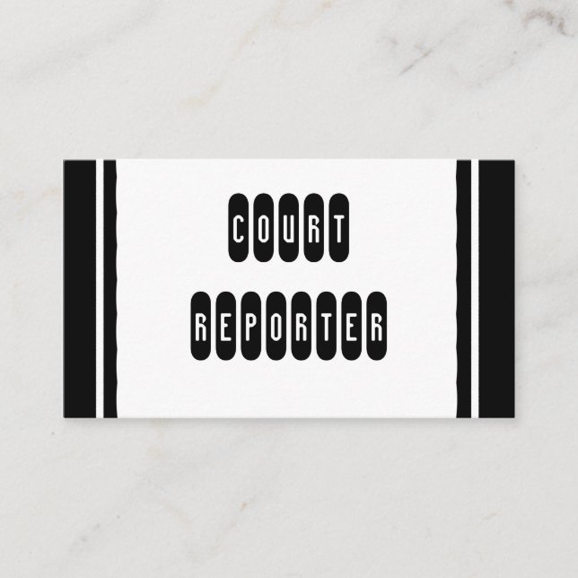 Kundenspezifische Schwarz-weiße Geschäftskarten Visitenkarte (Vorderseite)