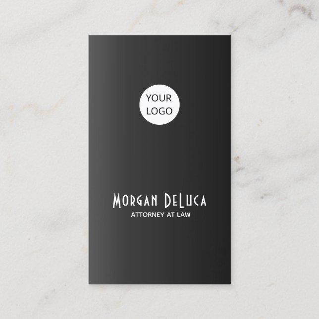 Kundenspezifische schwarze Geschäfts-Karten mit Visitenkarte (Vorderseite)