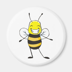 Kundenspezifische Shirts: Glückliche Bienen-Shirt Magnet