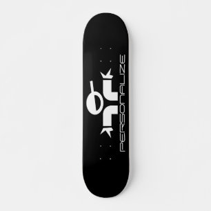 Kundenspezifische Skater-Typlogoentwurf Skateboard