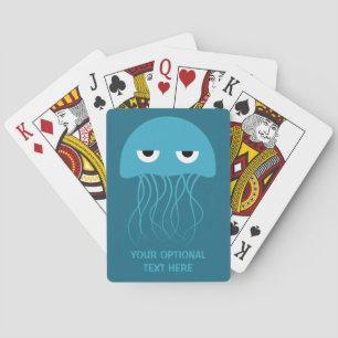 Kundenspezifische Spielkarten der lustigen Quallen