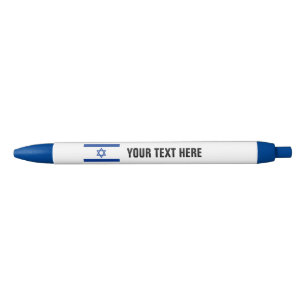 Kundenspezifische Stifte mit Israelian Flagge von Kugelschreiber