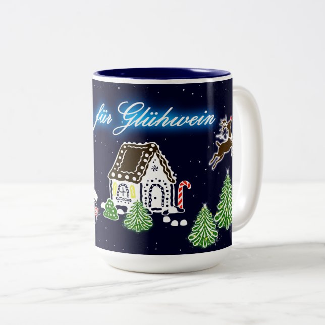 Kundenspezifische Tasse für verrührten (VorderseiteRechts)