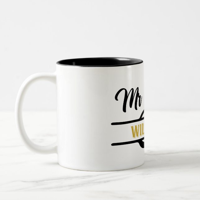 Kundenspezifische Tasse mit Personalisierten Namen (Links)