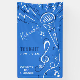 Kundenspezifische Text-Musik-Mikrofonfahne Banner