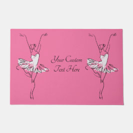 Kundenspezifische Text- u. Farbeballerinatürmatte Fußmatte