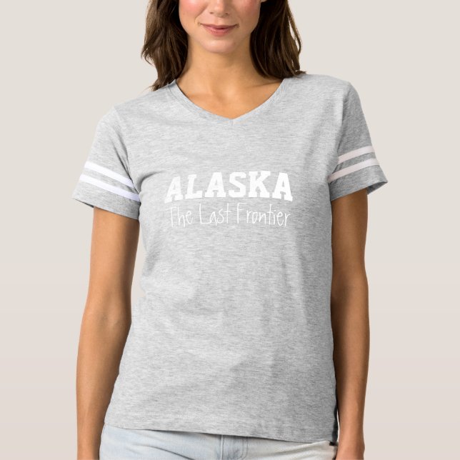 Kundenspezifische Textkleidung ALASKAS T-Shirt (Vorderseite)