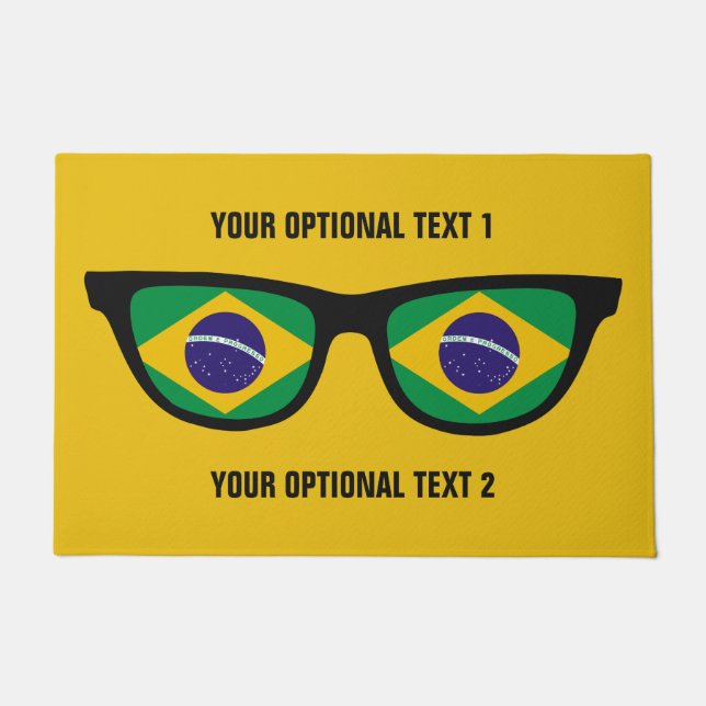 Kundenspezifische Türmatten der brasilianischen Fußmatte (Vorderseite)