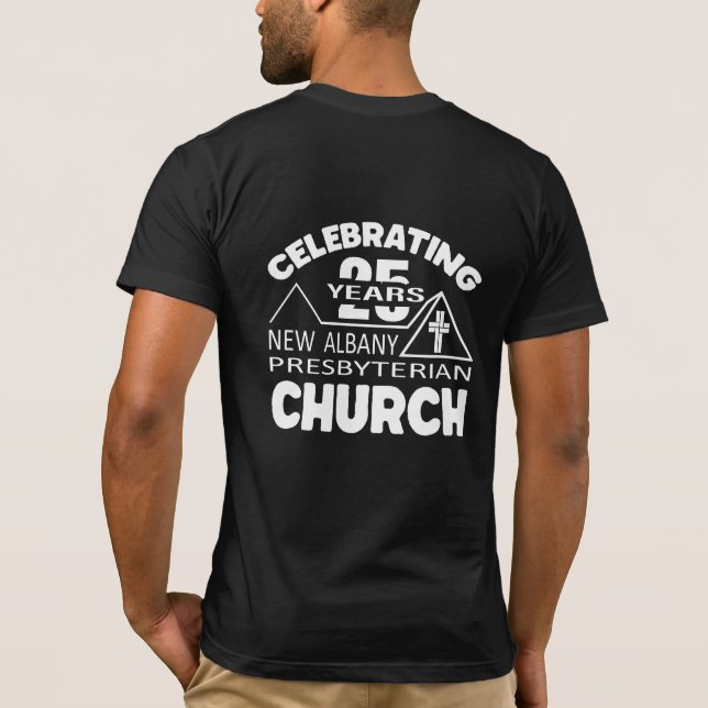 kundenspezifische Typografie christlicher Jesus fü T-Shirt (Rückseite)