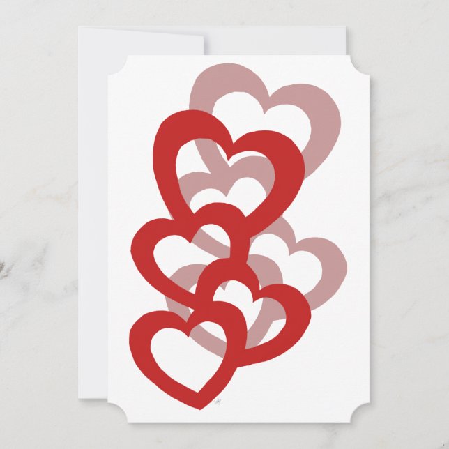 Kundenspezifische Valentinstag-Einladung Einladung (Vorderseite)