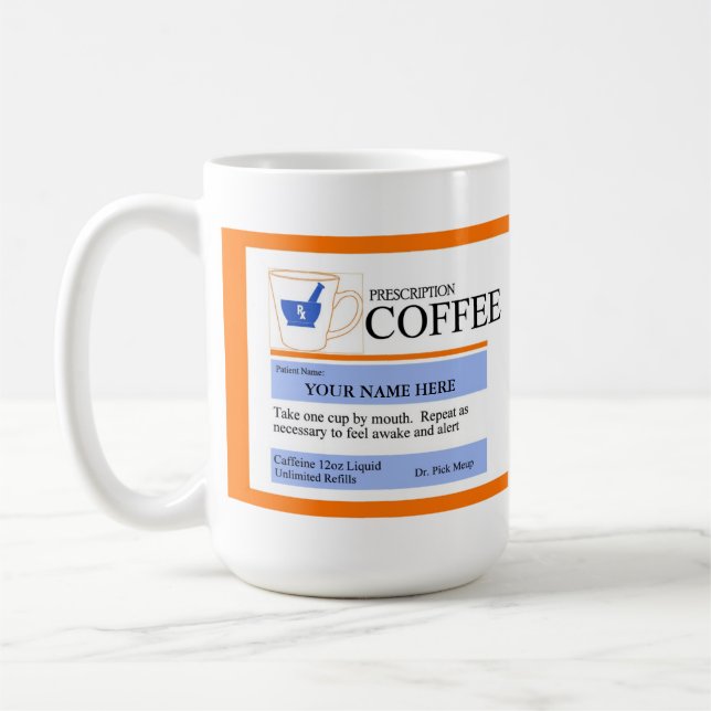Kundenspezifische Verordnungs-Kaffee-Tasse Tasse (Links)