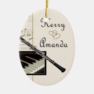 Kundenspezifische Verzierung für Kerry und Amanda Keramik Ornament