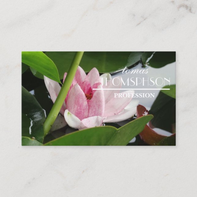 Kundenspezifische Visitenkarte (Vorderseite)