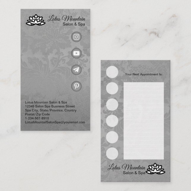 Kundenspezifische Visitenkarte (Vorne/Hinten)