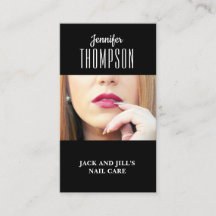 Kundenspezifische Visitenkarte für Nageltechniker