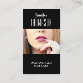Kundenspezifische Visitenkarte für Nageltechniker Terminkarte
