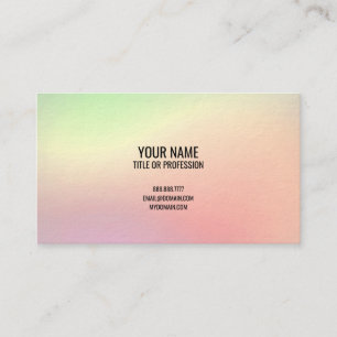 Kundenspezifische Visitenkarten, Cooler Regenbogen Visitenkarte