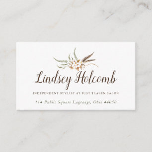 Kundenspezifische Visitenkarten: Lindsey H Terminkarte