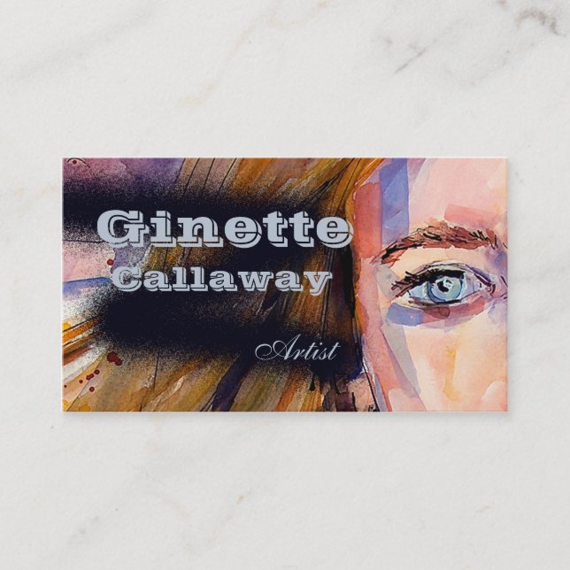 Kundenspezifische Visitenkarten Nr. 9917 Visitenkarte (Vorderseite)