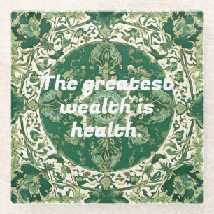 Kundenspezifische Weihnachtsgeschenke für Physioth Glasuntersetzer