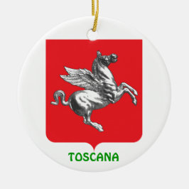 Kundenspezifische Weihnachtsverzierung Italiens - Keramikornament