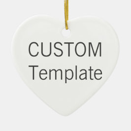 Kundenspezifische weiße Keramik HERZ Keramikornament