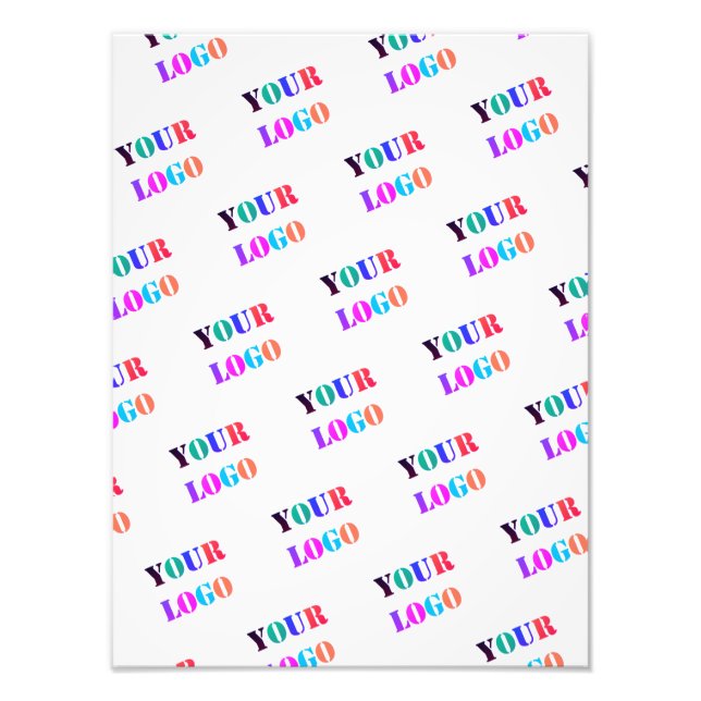 Kundenspezifische Werbung für Ihr Firmenlogo Fotodruck (Vorne)