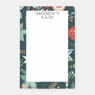 Kundenspezifische Winter- und Weihnachtsmuster - A Post-it Klebezettel