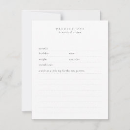 Kundenspezifische Wünsche und Prognosen Minimaler Mitteilungskarte