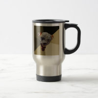 Kundenspezifische zynische Hundereise-Tasse