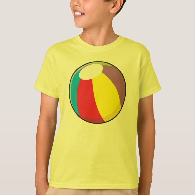 Kundenspezifischer aufblasbarer Plastikwasserball T-Shirt (Vorderseite)