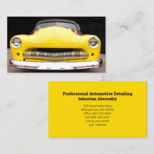 Kundenspezifischer Auto-Detailing-Beruf Visitenkarte