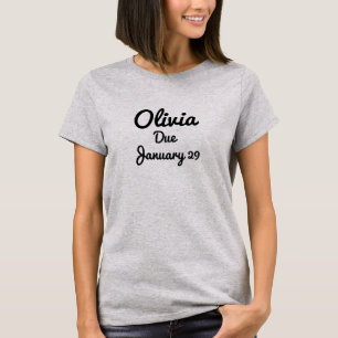 Kundenspezifischer Baby-Namen-und T-Shirt