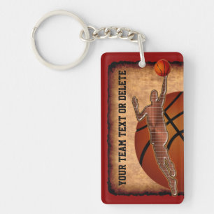 Kundenspezifischer Basketball-Schlüsselanhänger Schlüsselanhänger