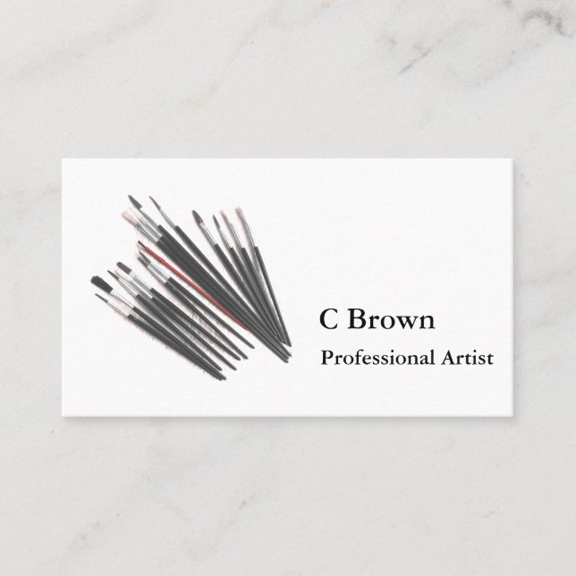 Kundenspezifischer beruflicher Künstler Visitenkarte (Vorderseite)